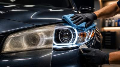  Headlight Cleaning